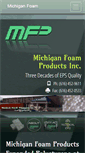 Mobile Screenshot of michiganfoam.com