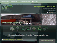 Tablet Screenshot of michiganfoam.com